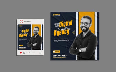 Digital Marketing Agency Social Media Post Template 02