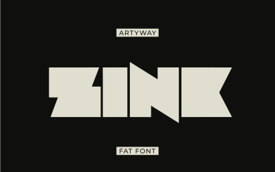 Fat Space Font pro logo a nadpis