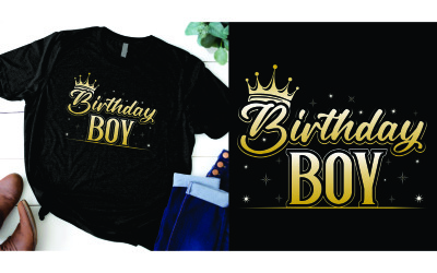 Geburtstagskind mit Kronen-T-Shirt-Design