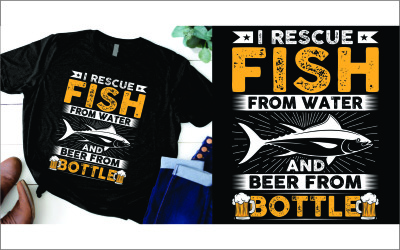 Ich rette Fische aus Wasser und Bier aus der Flasche