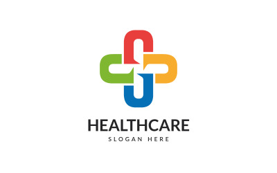 Conception de vecteur de logo de soins de santé