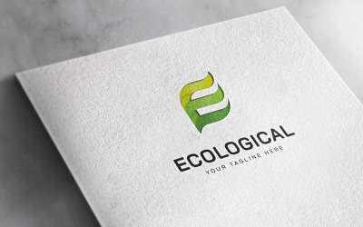Ekologiczne logo litery E