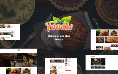 Foodie - Recept &amp;amp; Eten Blog WordPress Thema