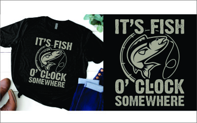 Its fish o click 某处 T 恤