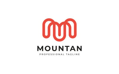 Letter M Monogram Logo-ontwerp
