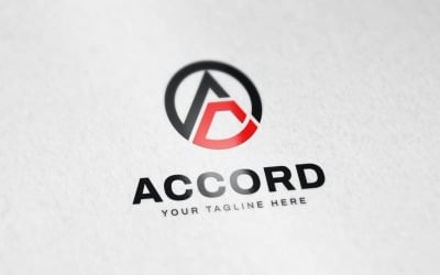 Lettre A Logo Accord Logo