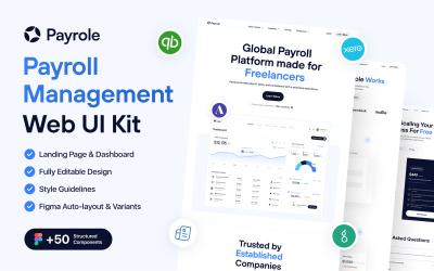 Payrole - Kit d&amp;#39;interface utilisateur Web de gestion de la paie moderne