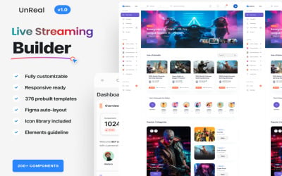 UnReal v1.0 - Das Live-Streaming-UI-Kit