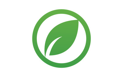 Leaf green logo ecology nature leaf tree v41