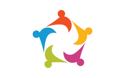 Community people team  network and social icon v12