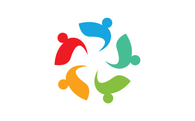 Community people team  network and social icon v18