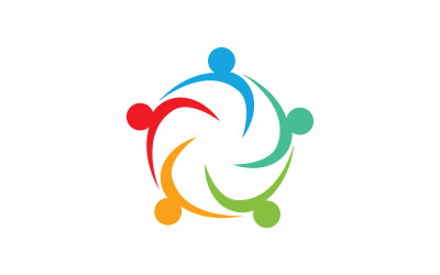 Community people team  network and social icon v22