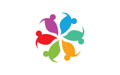Community people team  network and social icon v27