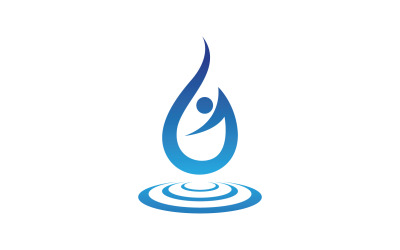 Waterdrop fresh nature  energy logo v8