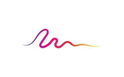 Line sound wave equalizer simple element logo design v14