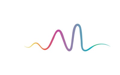 Sound wave line music equalizer v7