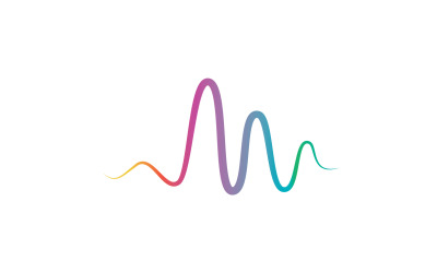 Sound wave line music equalizer v8