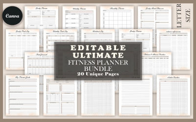 Planlayıcı Paketi Şablonları / CANVA