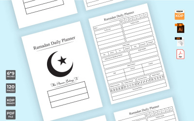 Šablona plánovače denních úloh Ramadán