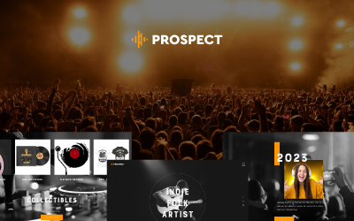 Tema de WordPress para WooCommerce de Prospect Music