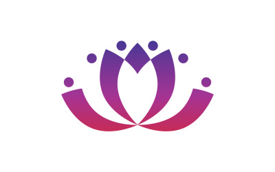 Flower lotus beauthy meditation yoga symbol v16
