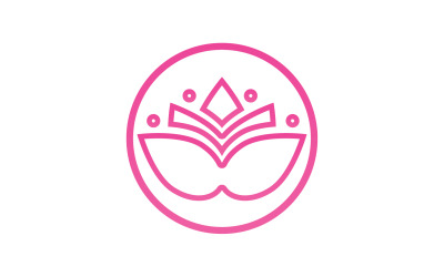 Flower lotus beauthy meditation yoga symbol v3