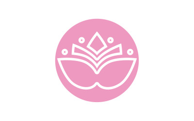 Flower lotus beauthy meditation yoga symbol v4