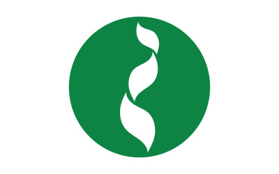 Diseño de árbol de elemento de naturaleza de hoja verde o nombre de empresa v56