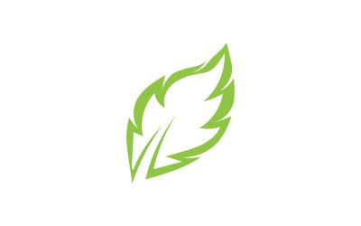 Green Leaf nature element tree  company name v11