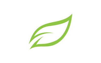 Green Leaf nature element tree  company name v14