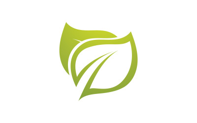 Green Leaf nature element tree  company name v31