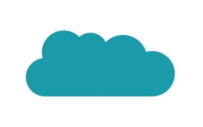Cloud blue sky element design for logo company v23