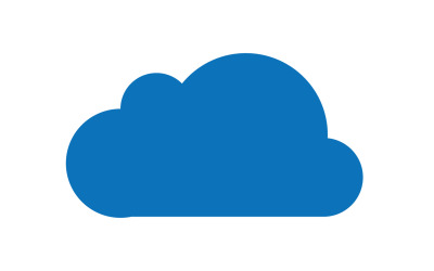 Cloud blue sky element design for logo company v39