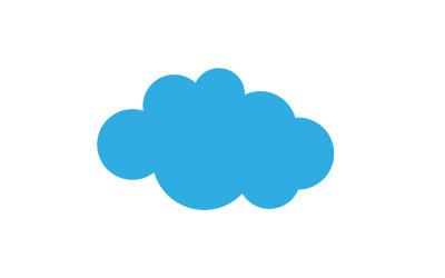 Cloud blue sky element design for logo company v55