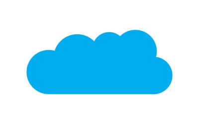 Cloud blue sky element design for logo company v58