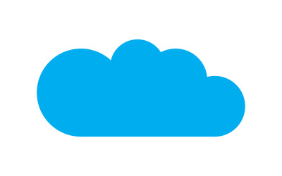 Cloud blue sky element design for logo company v61