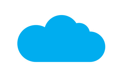 Cloud blue sky element design for logo company v64