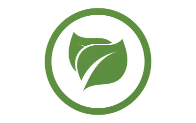 Green Leaf nature element tree  company name v33