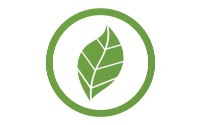 Green Leaf nature element tree  company name v47