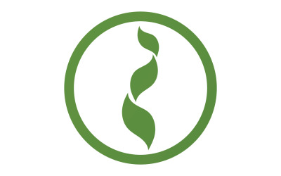 Green Leaf nature element tree  company name v56
