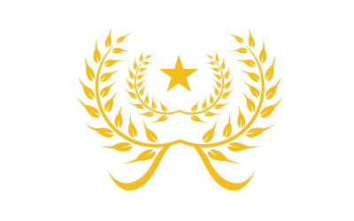 Agriculture wheat rice food logo v18