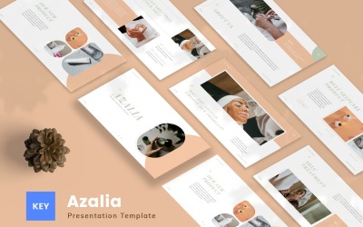 Azalia — Skincare Keynote Template