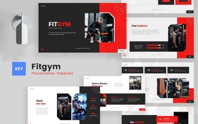 Fitgym — Szablon prezentacji na siłownię