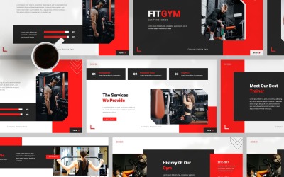 Fitgym — Тренажерний зал Шаблон Google Slides