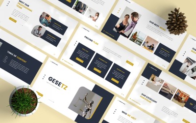 Gesetz — 法律咨询 Powerpoint 模板
