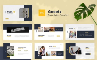 Gesetz – Google Slides-Vorlage für Rechtsberatung