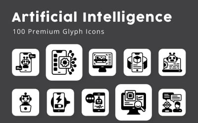 Glyph-pictogrammen voor kunstmatige intelligentie