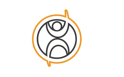 Sombrero de chef diseño de logotipo simple vector v1