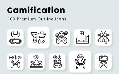 Gamification Einzigartige Gliederungssymbole