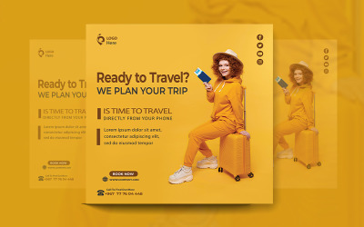 Modelo de Folheto de Agência de Viagens Turísticas Outro